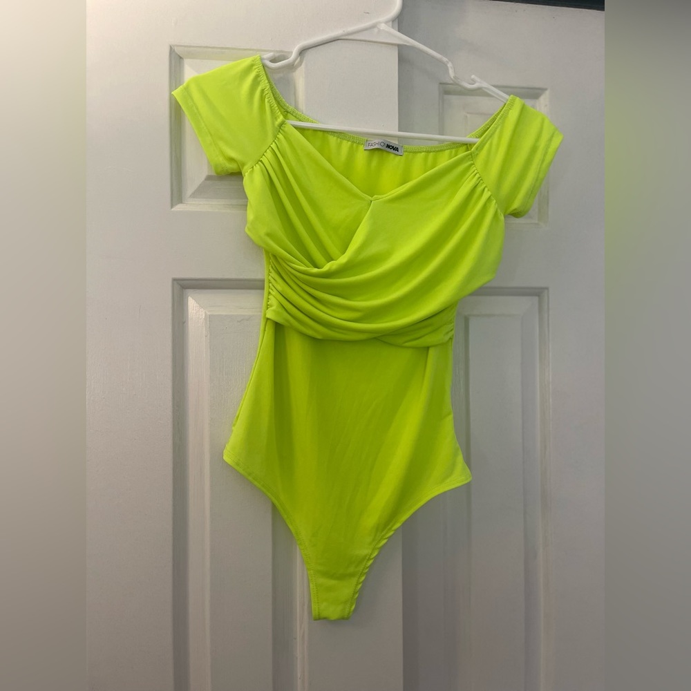Neon bodysuit!